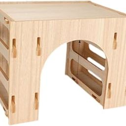 BNF® Wooden Bunny Hay Feeder Small Animal Hay Holder for Gerbil Bunny Chinchillas|Pet Supplies | Small Animal Supplies | Feeding & Watering|1 Bunny Hay Feeder-image-62