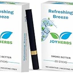 JOYHERBS Herbal Tobacco Free Nicotine Free Cigarettes (40 Sticks) Refreshing Breeze Flavor | 100% Pure and GMO Free, Ayurvedic Product - Made In India-image-78