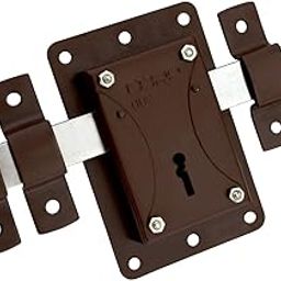 C CORE Hardware Door Lock, 6-CHAL Model, Black Metal Security Lock (10 Turn Universal)-image-16