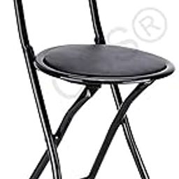 18 Inch Folding Stool - Heavy Duty Chair for Home, Study & NAMAZ/Masjid - Black 1 pc-image-55