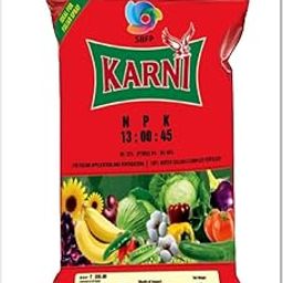 KARNI NPK 13:00:45 Water Soluble Fertilizer – 1kg Pack | High Potassium Formula for Crop Growth & Yield-image-95