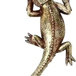 SAZ DEKOR® Gecko Wall Decor Resin Art Office Dining Room Fence Lizard Hanging Sculpture-image-37