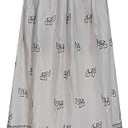 Women's Gold Printed Rayon Skirt | Skirts for Women Stylish | Long Skirt for Women Free Size Upto 28-44" Length 38"-image-43