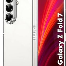 Dezet Transparent Clear Case for Samsung Galaxy Z Fold 7 | Shockproof Slim TPU Protective Cover with Camera Protection | Anti-Yellowing Crystal Hard Back Case – Premium Fit for Z Fold 7 5G (FOLD 7)-image-39