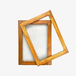 Kitsters Mould and Deckle Set for Handmade Paper Making | Robust Wooden Frame | Make Recycled Textured Paper | DIY Kit for Art & Craft Enthusiasts - Kids, Adults, & Teens | Hobbies - New Crafts-picture-14