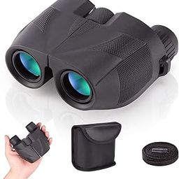 Tellshun 10x25 Zoom Wide Binoculars for Long Distance Proffessional Binocular for Trekking Camping Birdwatching Kids Durbeen with Powerful Focus Lense Lightweight Waterproof Durbin-picture-10