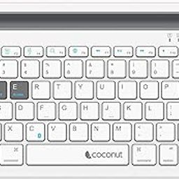 coconut Evolve WK20 3 in 1 Multi Device Wireless Keyboard White for Pc/Mac/Laptop/Tablet (Rechargeable)-21
