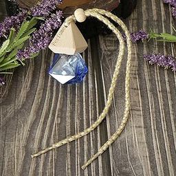 MYADDICTION Glass Hanging Car Perfume Bottle Essential Oil Fragrance Bottle Dark Blue-24