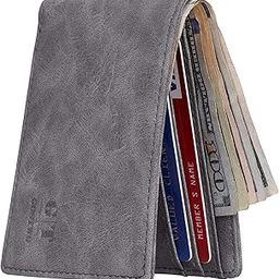 Slim Wallet for Men Minimalist Wallet Leather ID Window Card Case with Money Clip-image-48