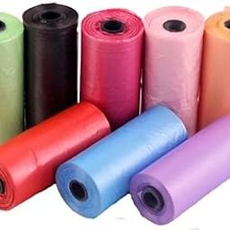 Ji and Ja® Bio degradable Portable Disposable Baby Diaper Nappy Garbage Bag - (6 Garbage Roll Of 15Bags Each Refill)-[Multi - Set of 6] 90 bags_ Made In India-3