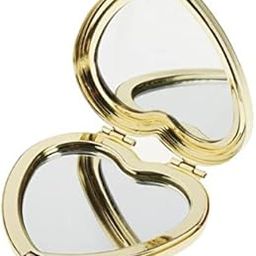 UJEAVETTE® 6xHeart Travel Foldable Mirror Makeup Cosmetic Magnifying Pocket Mirror Golden-picture-32
