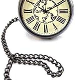 Royal Gold Globe Dial Antique Pocket Gandhi Watch Royal Look Indian Handicraft Premium Gift Item-image-83