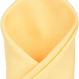Men Yellow Solid Party Pocket Square-image-32