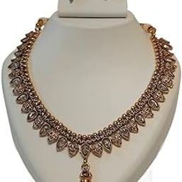 Wedding Artificial Jewellery Set - Necklace, Earrings, Ring, Bracelet, Zircon stone, Silver for Bride, wedding, Rhinestone Fashion-image-57
