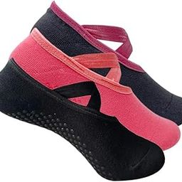 Mint & Oak Pilates Socks with Grips for Women | Anlke Length Non-Slip Yoga Socks | Premium Yoga Socks for Stability & Comfort | Ideal Fitness Accessory-image-20