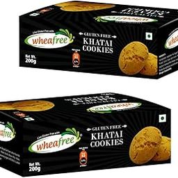 Wheafree Gluten Free Khatai Cookies (Pack of 2 x 200g each) | No Maida | Tasty Soft and Flavoured Cookies | Best Tea Time Snacks | Vegetarian-image-29