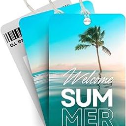 Brandian Luggage Tags and Bag Tags, Welcome Summer Express Your Wanderlust with Our Trendy Travelling Accessories Including Striking Baggage Tags with Silicone Band (Multicolour)-19