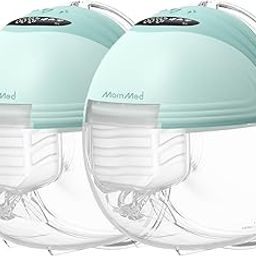 MomMed S21 Wearable Breast Pump - Smart Display, Leak-Proof Design, Hands-Free Double Portable Electric Breast Pump with 3 Modes &12 Levels - 24mm Shield & 6 Pairs of Flange Inserts (17mm, 19mm, 21mm)-image-92