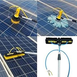 ZOOM SOLAR Inbuilt Battery Machine with Dry & Wet Disc and Brush | 6 Meter Pole | Solar Panel Cleaning Equipment Brush-picture-29