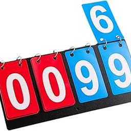 SECRET DESIRE Creations Sports Scoreboard Compact Flip Score Board for Badminton Football Basketball-picture-12