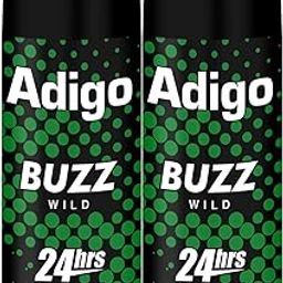 Adigo Buzz Wild | 24 Hours Freshness | Long Lasting | Deodorant Spray For Men | Pack Of 2 (165ml Each)-image-42