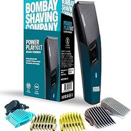 Bombay Shaving Company Power Play NXT Trimmer, 9 Weeks of trimming, 90 mins run time with Type C, 6 comb attachments, Self sharpening blades | Trimmer for Men-54
