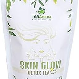 Tea Aroma - Skin Glow Detox Organic Green Tea for Weight Management & Detoxification | Rich in Antioxidants, 100g-38