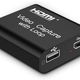 Etzin Video Capture Card 4K HDMI Video Capture Device with Loop Out, Full HD 1080P Game Capture Video Recorder for Live Streaming, Broadcasting or Video Conference (USB-3.0-Loop)-(EPL-818HVC)-image-89