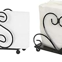 CLASSY ART SHOPPE Heart Shaped Napkin Holder – Decorative Tabletop Tissue Organizer for Kitchen Counter, Dining Table, Cafe & Outdoor Picnic Use (Combo)-image-15