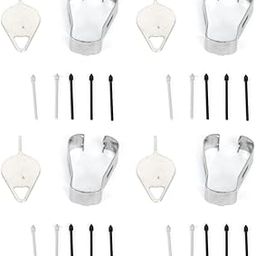 Stylus Pen Nibs, Stylus Pen Tips Replacement 4 Sets ABS Material 4 Thimbles for T865-5