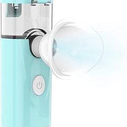 Nano Facial Mister USB Charge, Eye Drops & Nutrient Solution Atomization, Portable Humidifier Machine, Two Size Eyecups for Choose, Portable & Durable,Blue-image-63