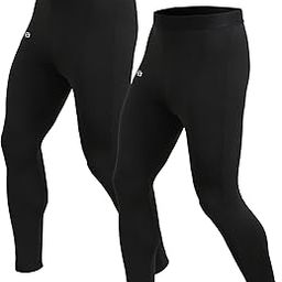 Men's Compression Pants, Athletic Active Yoga Sports Leggings & Running Tights Mens Combo (Pack of 2)-image-82