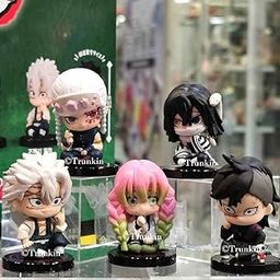 Trunkin Demon Slayer Model C Action Figures for Kids | Chibi Small Anime Figures | Kimetsu no Yaiba Model Toys - Set of 5, 4-6 Cms-16
