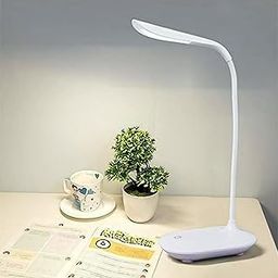 F.A LED Desk Lamp, Touch Control, USB Charging Port, Eye-Caring Light, Adjustable Study Reading Lamp-picture-14