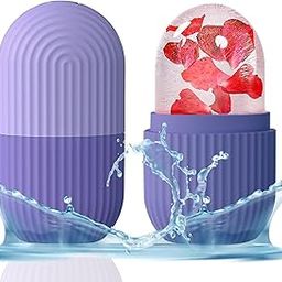 INOVERA Ice Roller for Face Massager | Reusable Ice Holder Tool for Glowing & Clear Skin | Easy to Use and Carry | Cold Massage Therapy for Skin (Purple)-82