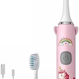Jellify Cartoon Print Smart Sonic USB Rechargeable Battery Powered Electric Toothbrush Multicolor-10
