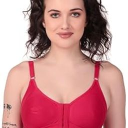 Cotton Front Open Nursing Bra for Women | Wire-Free & Seamless Comfort | Full Coverage Maternity Innerwear (Pack of 1, Black)-image-92