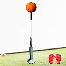 UJEAVETTE® Boxing Reaction Ball Adjustable Boxing Punching Bag for Home Gym Fitness Ball and Gloves-image-72