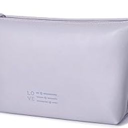 Triangle Makeup Cosmetic Bag | Waterproof Makeup Pouch with Zipper | Dumpling Travel Bag Small Makeup Bag | Portable Makeup Organizer Bag | Water Resistant Pouch (Multicolor)-picture-46
