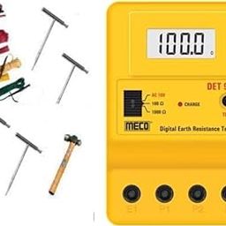 DIGITAL EARTH RESISTANCE TESTER Meco DET-909 With KIT-picture-15