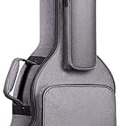 Heavy Padded Guitar Backpacks With Cover Fender Soft Fabric 40 Inch (Grey 3)-picture-27