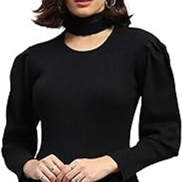 Womens Self Design Round Neck Full Sleeve Sweater (1243714TP)-image-70