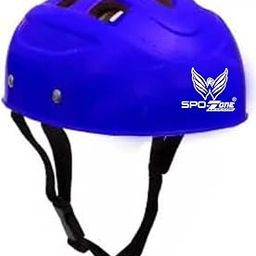 SPO ZONE Cycling and Skating Sports Helmet for Kids Boys and Girls of Age 6-15 Years with Adjustable Straps (Blue)-16