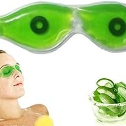 INEVER Aloe Vera Cooling Gel Sleeping Eye Mask for Eye Patches Remove Dark Circles Fatigue Cool Eyes Patch Pads Eye Care (pack of 1)-image-38