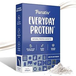 TruNativ Everyday Protein| 90% Protein-Natural Irish Whey Protein Isolate |Cook-Bake-Blend | Clean Label Certified Dairy Extract | Cookable Protein | Family Nutrition | Versatile Protein |400g-1