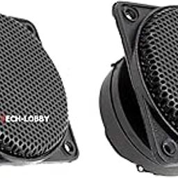 TECH-UNIQUE M100 Car and Home Audio Tweeter Speaker, High Power, Black, 2-Pack-13