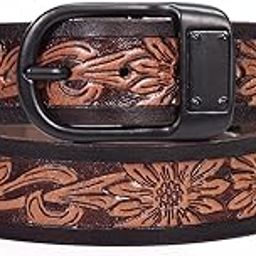 Printed Belt with Black Buckle | Trendy Adjustable Belt for Men & Women | Everyday Fashion Accessory-image-43