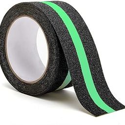 REDMART Anti Slip Grip Tape,Non-Slip Traction Tapes With Glow In The Dark Reduce The Risk Of Slipping For Indoor Or Outdoor Stair Tread Step And Other Slippery Surfaces,2 InchX16.4 Foot-image-2