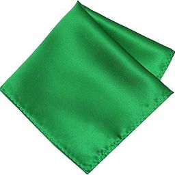 Mens Solid Pocket Square | Silk | 12 x 12 inches | tweed fabric | Superior finishing | Packaging – folder | Colour - Green 1 | Set of 1 |-image-98
