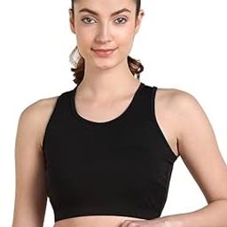 Madewell Women's Sports Bra and High-Waisted Tank Top Set, Ra, Gym and Yoga Clothes, Black-picture-14